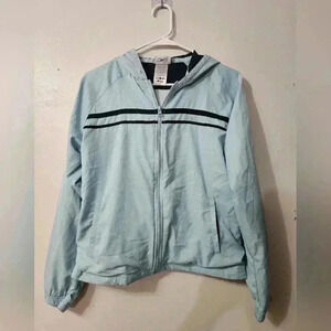 Reebok light blue hoodie jacket!